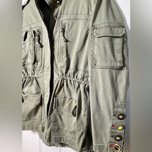 Sam Edelman | Army Green Military Jacket | Women's Extra Small (XS) - Picture 7 of 9